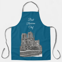 Elegante Blauwgroen Notre Dame Beste Parijse Chef