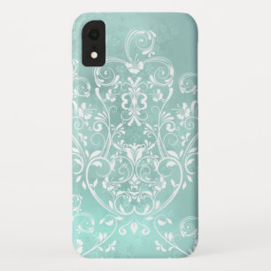 Elegante Blauwgroen wervelingen Case-Mate iPhone Case