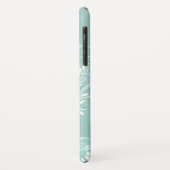 Elegante Blauwgroen wervelingen Case-Mate iPhone Case (Achterkant/links)