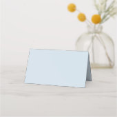 Elegante blauwgroene trouw plaatskaartje (Achterkant)