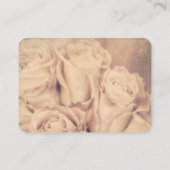 Elegante bleke Roze Rozen Event Planner of aanpass Visitekaartje (Achterkant)