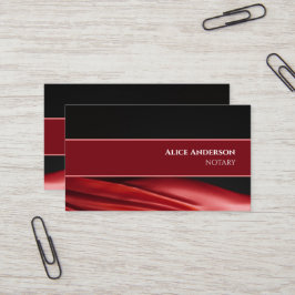 Elegante bloedrode luxe vrouwelijke kleurrijke visitekaartje