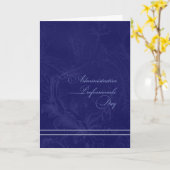 Elegante bloei administratieve professionals dag kaart (Gele Bloem)