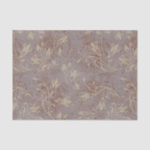 Elegante bloeiende bladeren grijze grunge decoupag