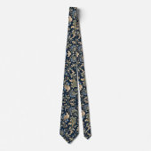 Elegante Bloeiende Botanische Versiering Stropdas (Voorkant)