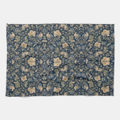 Elegante Bloeiende Botanische Versiering Theedoek (Horizontaal)