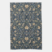 Elegante Bloeiende Botanische Versiering Theedoek (Verticaal)