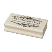 Elegante bloeiende elementen rubberstempel (Stempel)