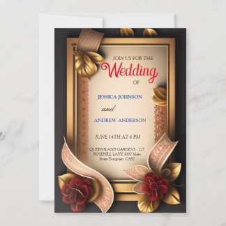 elegante bloem 3d kaart