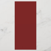 Elegante bloem 45e trouwjubileum menu (Achterkant)