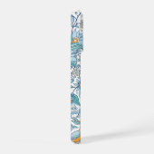 Elegante Bloem Arabesk iPhone 15 Pro Hoesje iPhone Hoesje (Rechterkant)