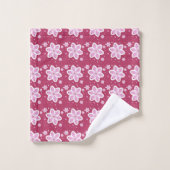 Elegante Bloem Bad Handdoek (Wasdoekje)