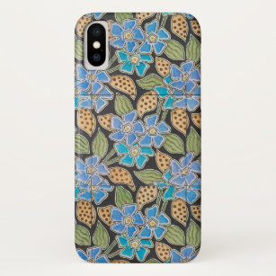 Elegante Bloem Blauw Periwinkle Floral Classic Case-Mate iPhone Case