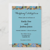 Elegante Bloem Blauw Periwinkle Floral Classic Kaart (Voorkant)