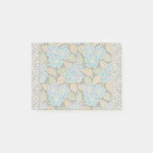 Elegante Bloem Blauw Periwinkle Floral Classic Post-it® Notes (Voorkant)
