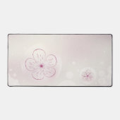 Elegante Bloem Bloom Desk Mat (Voorkant)