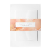 Elegante Bloem Bruiloft Uitnodigingen Wikkel (Voorkant Voorbeeld)