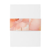 Elegante Bloem Bruiloft Uitnodigingen Wikkel (Achterkant Voorbeeld)