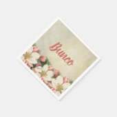 Elegante bloem Bunco Party Servet (Hoek)