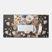 Elegante Bloem Bureaumat Luxe Botanische Muismat (Keyboard & Muis)