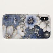 Elegante bloem Case-Mate iPhone case (Achterkant (horizontaal))