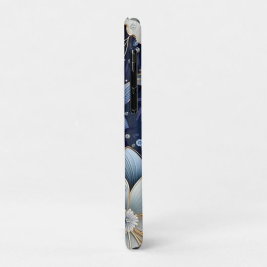 Elegante bloem Case-Mate iPhone case (Achterkant/links)