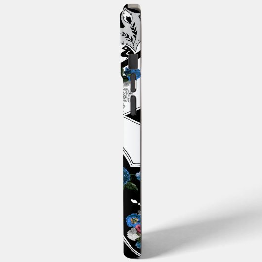 Elegante Bloem Case-Mate iPhone Case (Achterkant / Links)