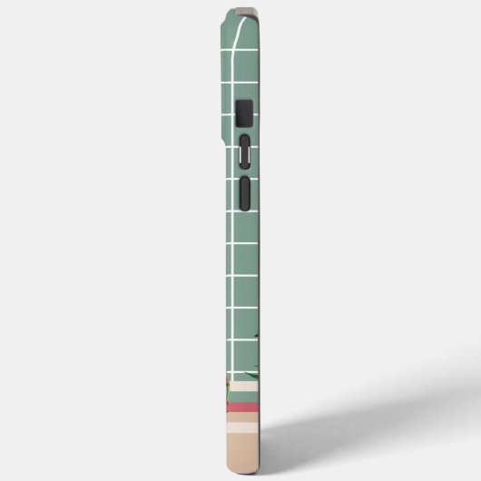 Elegante Bloem  Case-Mate iPhone Case (Achterkant / Links)