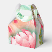 Elegante bloem dank u partij gunst bedankdoosjes (Voorkant Zijde)