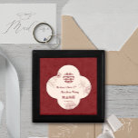 Elegante Bloem Dubbele Xi Chinese Bruiloft Cadeaudoosje<br><div class="desc">Vier uw traditionele Chinese bruiloft met onze "Elegant Flower Double Xi Chinese bruiloft geschenkdoos"! Deze elegante rode doos is voorzien van het iconische "Double Happiness" symbool, waardoor het een perfecte keuze is voor het opslaan van kostbare trouwjuwelen en koekjes. Ideaal voor de ringwisselceremonie, deze prachtig ontworpen doos voegt een vleugje...</div>