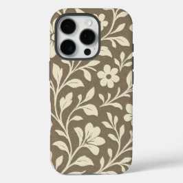 Elegante bloem- en botanische iPhone Pro-hoes 16 Pro Hoesje