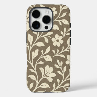 Elegante bloem- en botanische iPhone Pro-hoes 16 Pro Hoesje