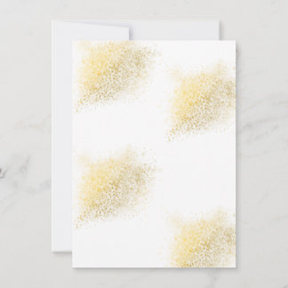 Elegante Bloem Gouden Geometrische Baby Shower Uit Kaart