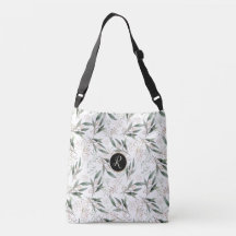 Elegante bloem groen blad monogram roze bloem