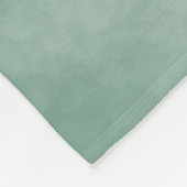 Elegante bloem groene waterverf Mr. & Mrs. bruilof Fleece Deken (Hoek)