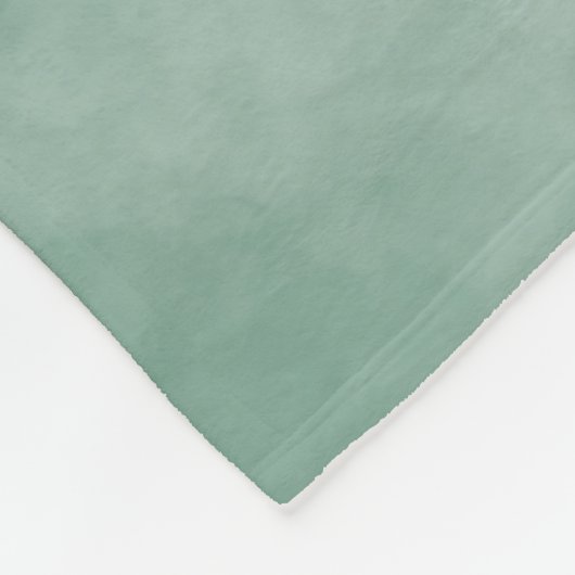 Elegante bloem groene waterverf Mr. & Mrs. bruilof Fleece Deken (Hoek)