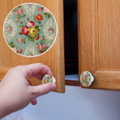  Elegante Bloem Keramische Knop