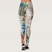 Elegante Bloem Leggings (Achterkant)