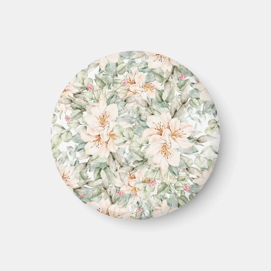 elegante bloem magneet (Voorkant)