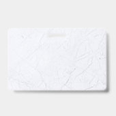 Elegante Bloem Marmer Chic Trendy Pastel Badge (Achterkant)