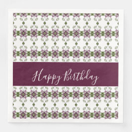 Elegante bloem met Bourgogne Servet