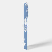 Elegante bloem met naam Case-Mate iPhone case (Achterkant / Rechts)