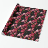 Elegante Bloem Paarse Calla Lilies Cadeaupapier (Uitgerold)