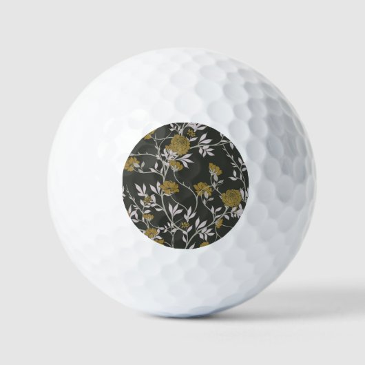 Elegante bloem: patroonontwerp. golfballen (Voorkant)
