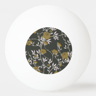 Elegante bloem: patroonontwerp. pingpongbal