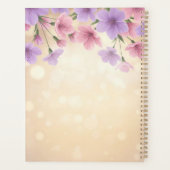 Elegante Bloem Planner (Achterkant)