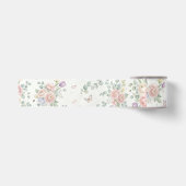 Elegante bloem satijnen lint (Voorkant)