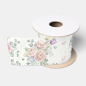 Elegante bloem satijnen lint (Spoel)