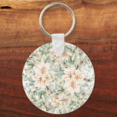 elegante bloem sleutelhanger (Voorkant)