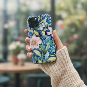 Elegante Bloem Tuin Monogram in Watercolor Case-Mate iPhone Case